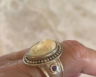 $50 - Ivory ring from Alaska not sterling 