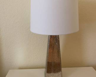 #80B - $44- Mercury glass lamps 27T