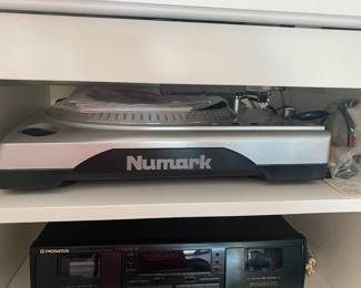 #22 - $80 - Numark belt drive turn table record vinyl DJ deck/read descript
