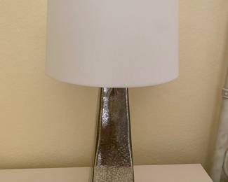 #80A - $44- Mercury glass lamps 27T