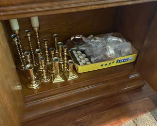 #38 - $1,100 - Henrendon display cabinet / bookcase 6'Wx87Hx19D