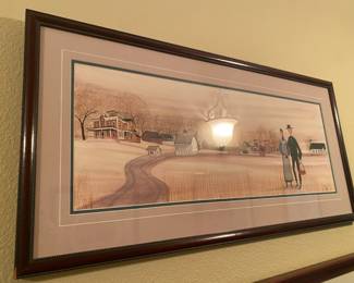 #109 - $180 - Amish couple walking 132/1000 90's - 35Wx17T