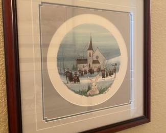 #104 - $120 - The Church & the rabbit 5186/8128 18x18