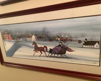 #108 - $200 - Iowa sleigh ride 59/1000 45x23 