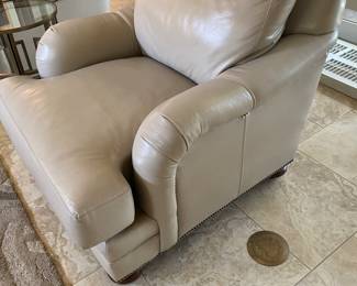 #4 - $300 EACH Bradington Young Chair taupe 36Wx40Dx35H x 2 