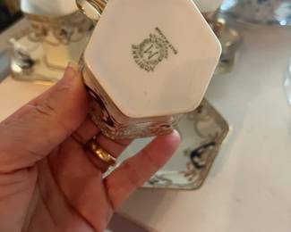 $120 Art Nouveau Coffee set 7 pieces Noritake 