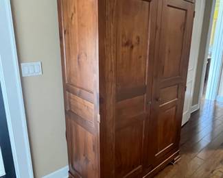 $400 Southern furniture wooden media center 49W x 22D x 81T