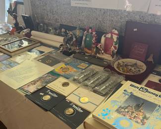 Assortment of Disney collectibles 