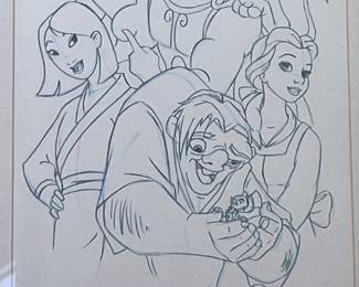 $60 Disney Heroes signed by Don Williams has COA