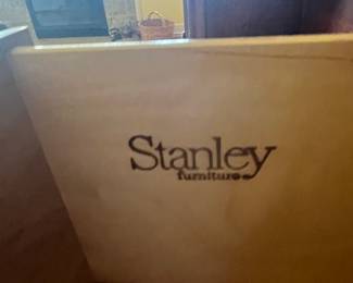$1,000 Stanley Furniture entertainment center 3 pieces 2 end sections 27W x 18D x 94 T middle section 58W x 25D x 100H