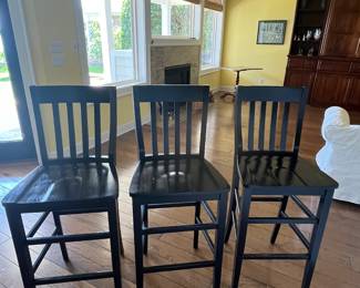 $120 3 wooden barstools or $40 each