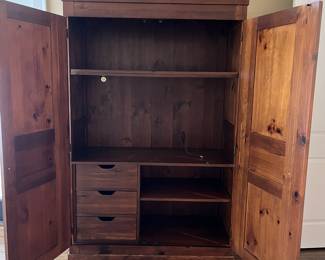 $400 Southern furniture wooden media center 49W x 22D x 81T
