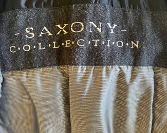 $60 Saxony men’s leather coat size 42