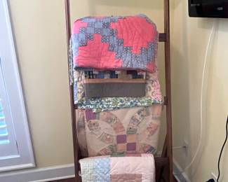 $100 quilt ladder rack 25 W x 20D x 73 H