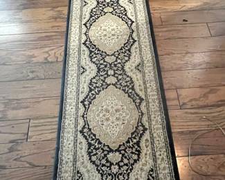 $50 Black and beige runner 24 W x 89 L