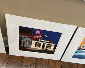 Larry Paulsen - local artist print of Pensacola Landmark