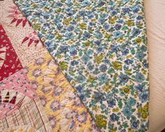 $46 handmade quilt reversible 