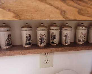 Hummel Spice Jars (Complete set of 24