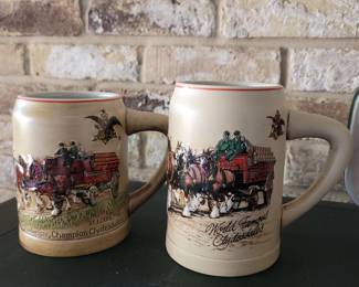 Budweiser Mugs Starting in 1980