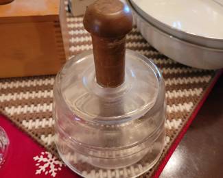 Glass Buttern Mold