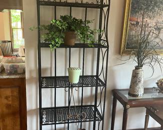 Bakers Rack and Miscellaneous 
Bakers Rack  $85.00
