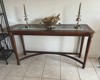 Sofa Table and Miscellaneous Items 
Sofa Table $75.00