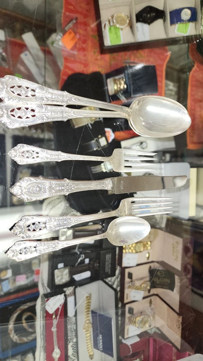 Wallace Rose Point Sterling Flatware 