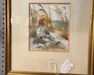 Watercolor from Little House on Linden Birmingham $95