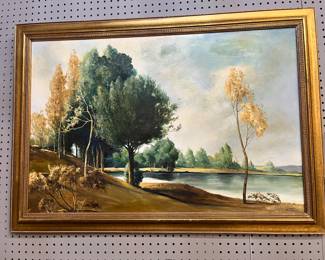 Ernest Henderson (20th C Birmingham Alabama O/C $200