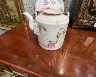 19th C Chinese Teapot $120