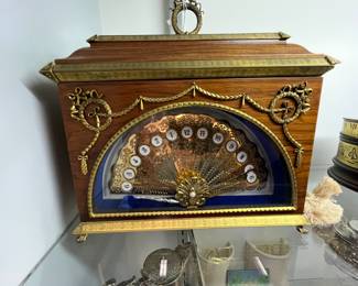 Rare Faberge Lmt. Ed. Fan Clock $550