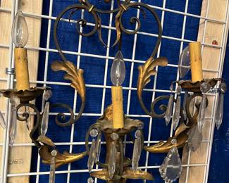 Vintage Iron 3 Light Fixture 