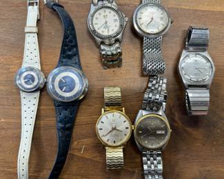Omega, Tissot, Tag Hauer Wrist Watches