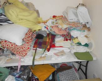 Vintage linens, embroidery etc