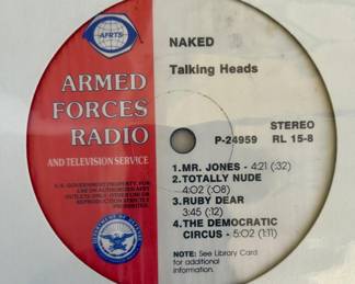 Vinyl Records: Talking Heads