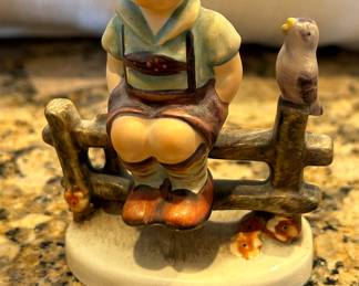 Hummel Goebel Collectible Figurine:  "Harmony" Boy with Bird