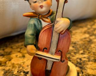 Hummel Goebel Collectible Figurine: "Sweet Music" Boy Playing Cello