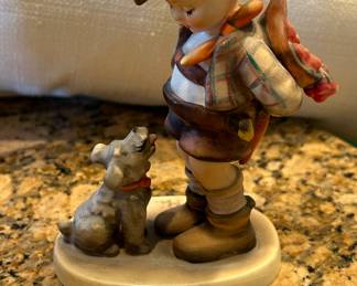 Hummel Goebel Collectible Figurine:  "Not for You" Boy with Dog