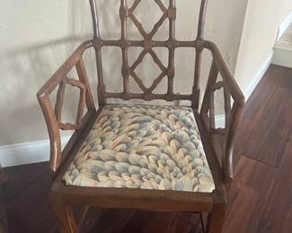Chinese Chippendale Style chair
