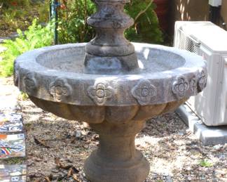 LAST MINUTE ADDITION-VINTAGE FOUNTAIN