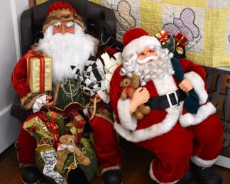 LAST MINUTE ADDITION-SANTA FIGURES