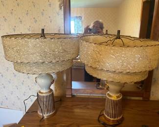 2 MID CENTURY MODERN LAMPS