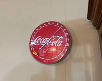 COCACOLA 100TH ANNIVERSARY THERMOMETER