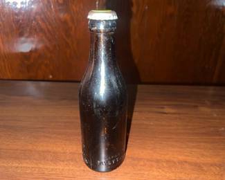 VINTAGE FAYETTEVILLE, TN AMBER BOTTLE