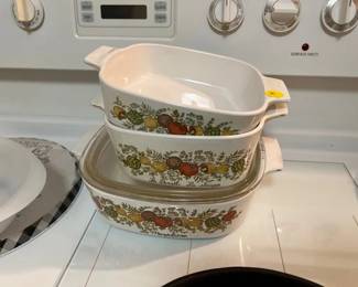 SPICE OF LIFE CORNINGWARE DISHES