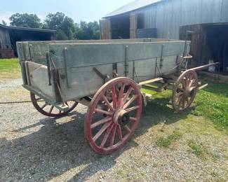 VINTAGE WAGON MARKED FAYETTEVILLE TN