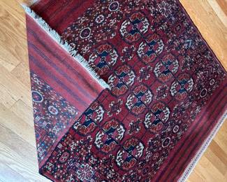 55" x 44" Square Wool Rug $215 or bid #17