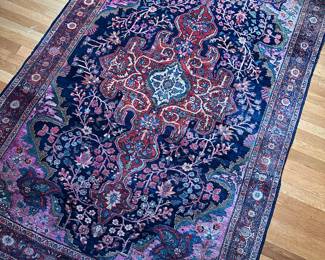 50” x 76” Hand-tied RAJABI PERSIAN Wool Rug $425 or bid #14