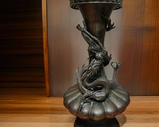 Bronze Dragon Vase bid #41