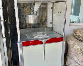 Mid Century popcorn Machine from the Fallbrook Movie Theater
